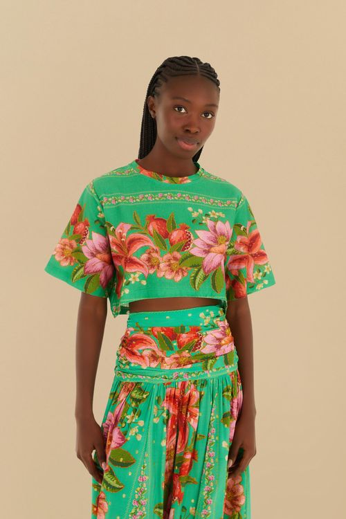 T-Shirt Cropped Fruta De Verao s