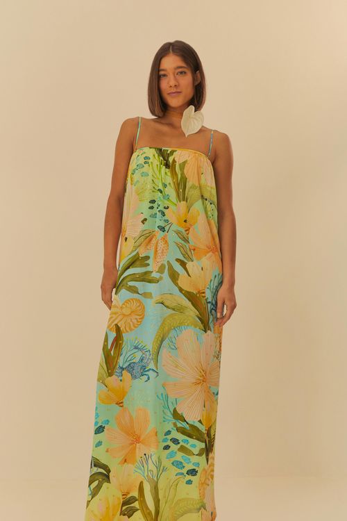 Vestido Largo Recto Maralina