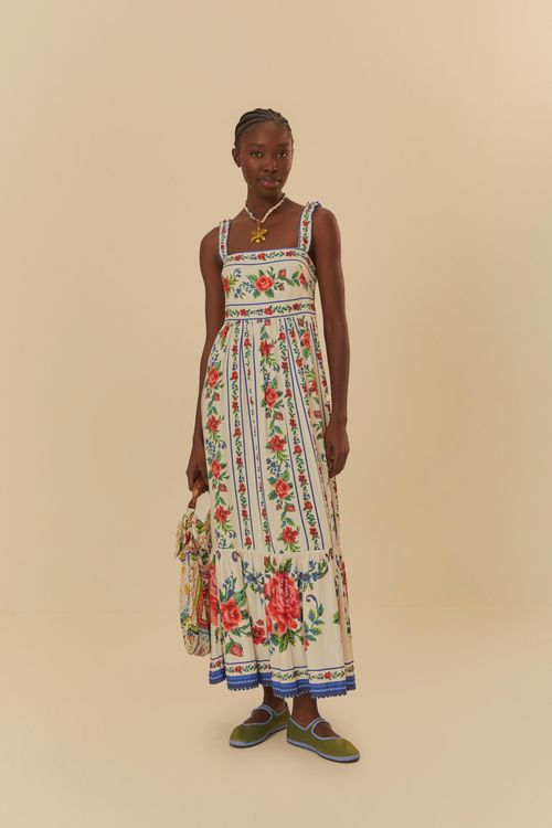 Vestido Flor Realeza