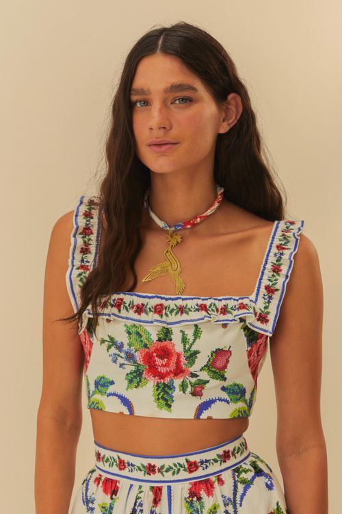 Blusa Flor Realeza