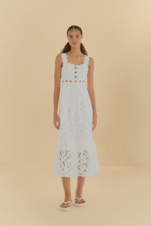 Vestido Cropped Laise Concha