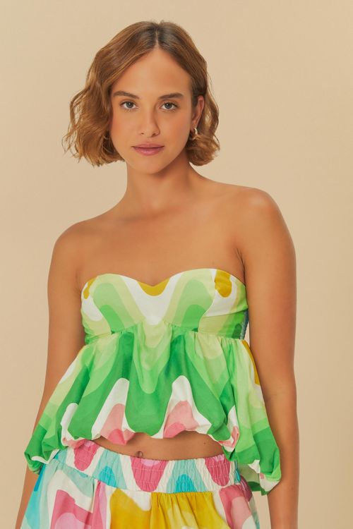 Vestido Corto Onda Degrade