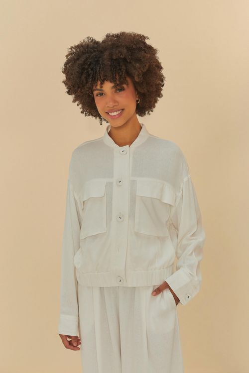 Bomber Con Bolsillo Frontal
