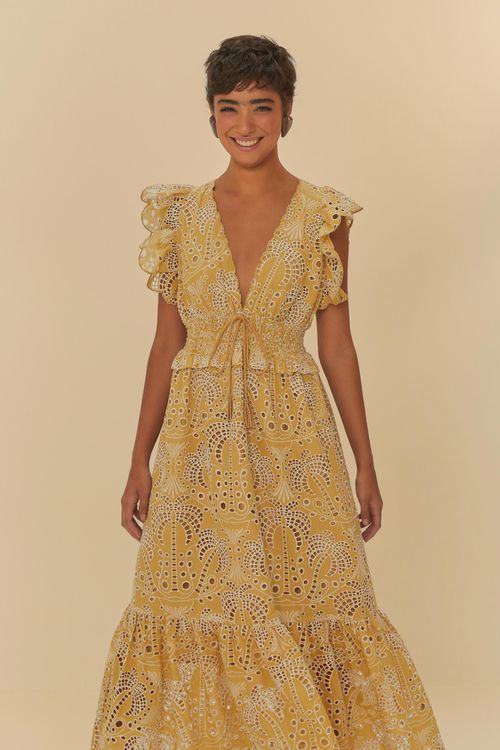 Vestido Laise Coqueiro Delicadeza