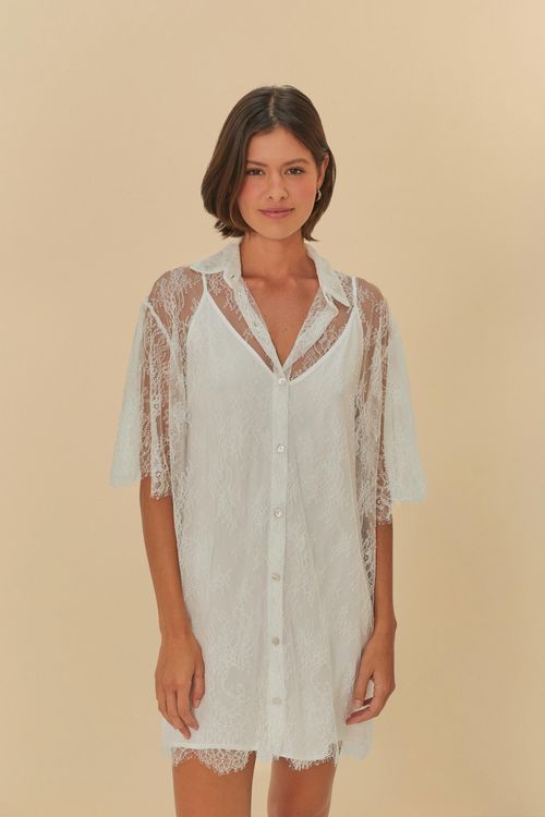 Chemise Renda Artesanal