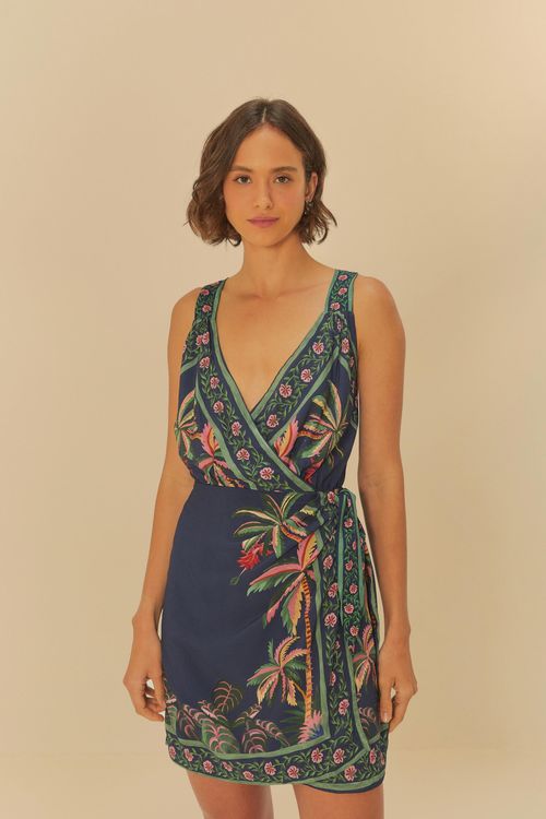 Vestido Corto Encanto De La Naturaleza