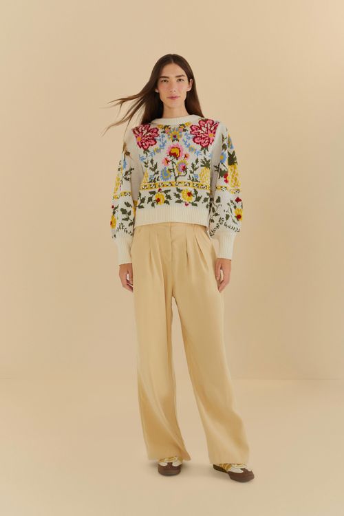 Pantalón Recto De Sastrería