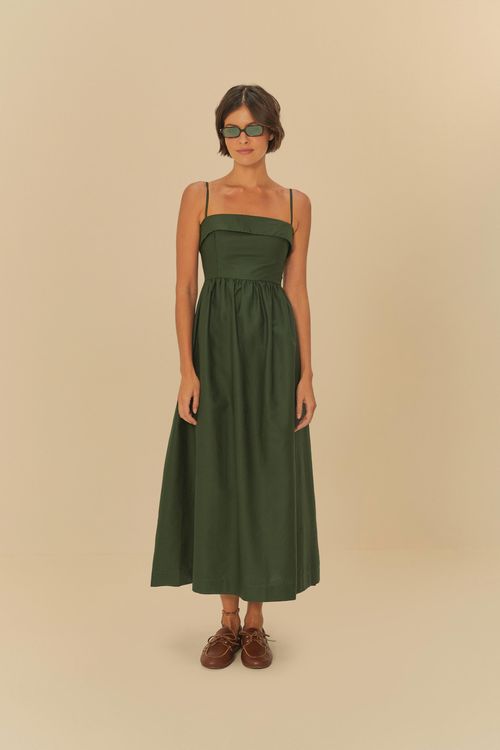 Vestido Pregas Busto