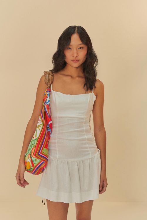 Vestido Curto Amarracoes