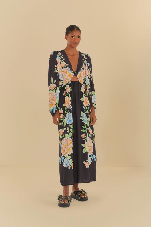 Vestido Lenço Floral Sofia Localizado