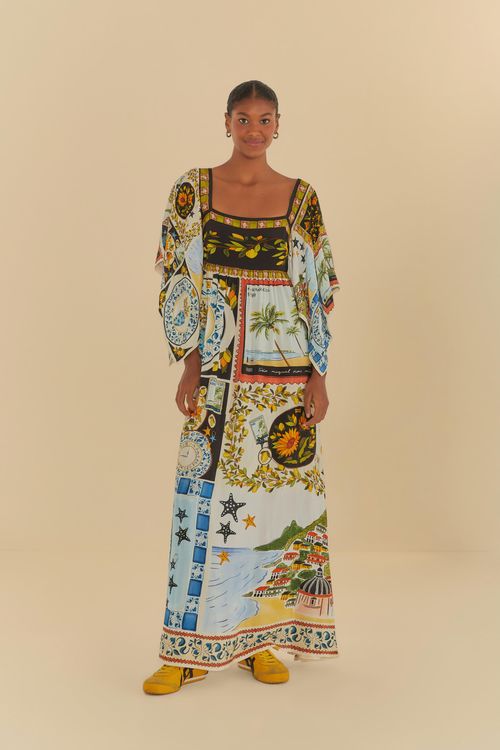 Vestido Cropped Lenco Souvenir