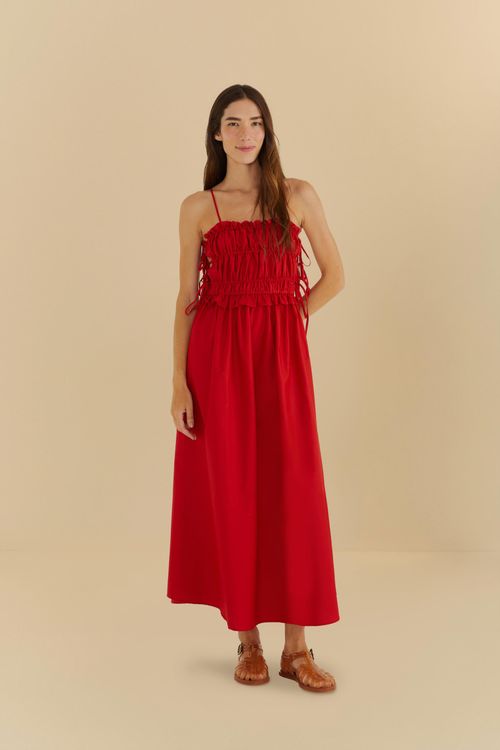 Vestido Corto Lastex y Amarraciones