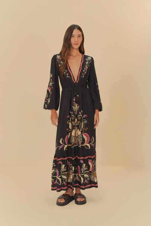 Vestido Cropped Lenço Lia