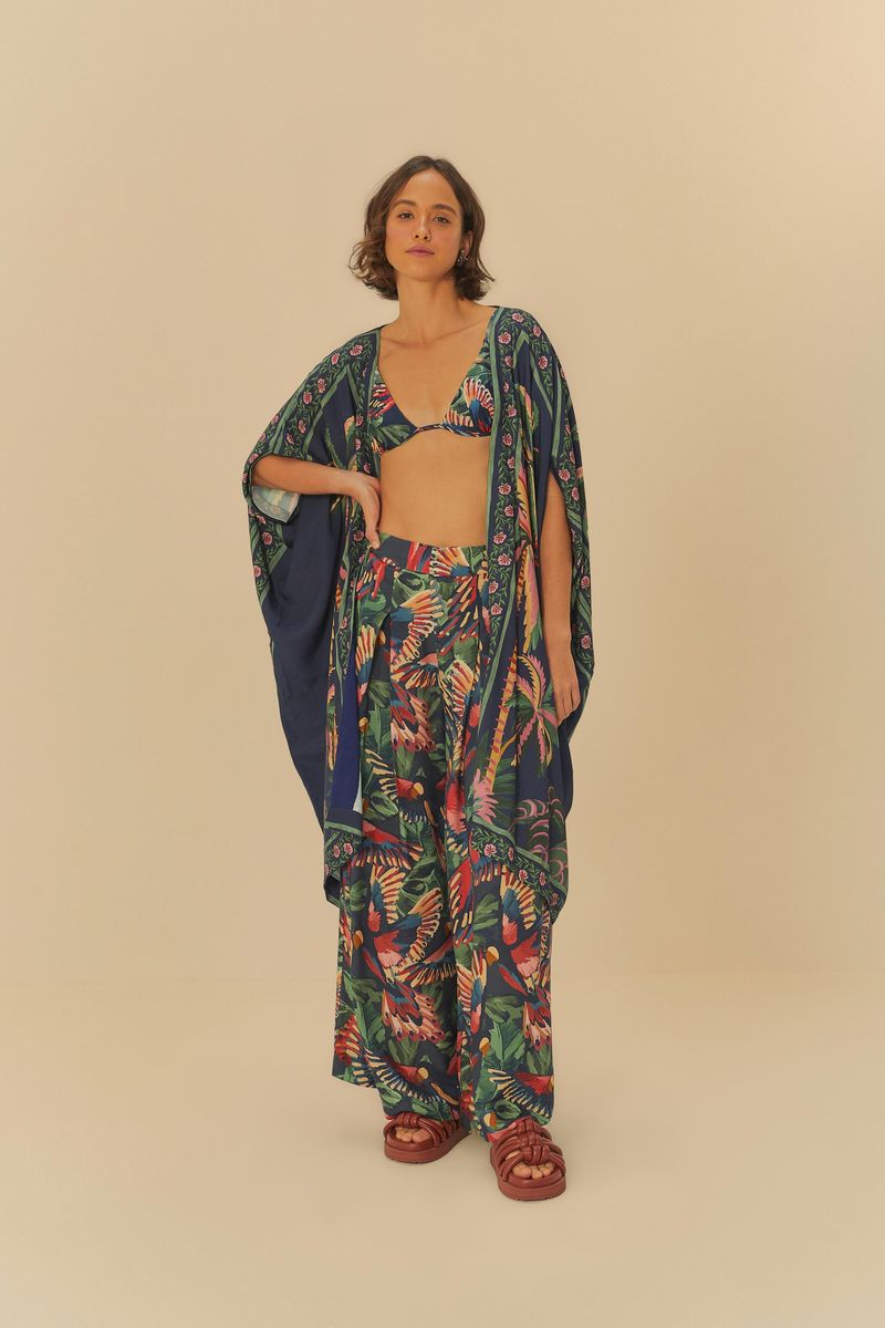 Pantalon-estampado-tropical-con-pajaros-y-follaje-diseño-pantalon-palazzo-vista-frontal.