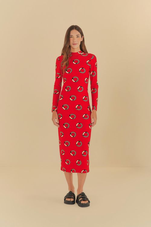 Vestido Midi Tuca Poa