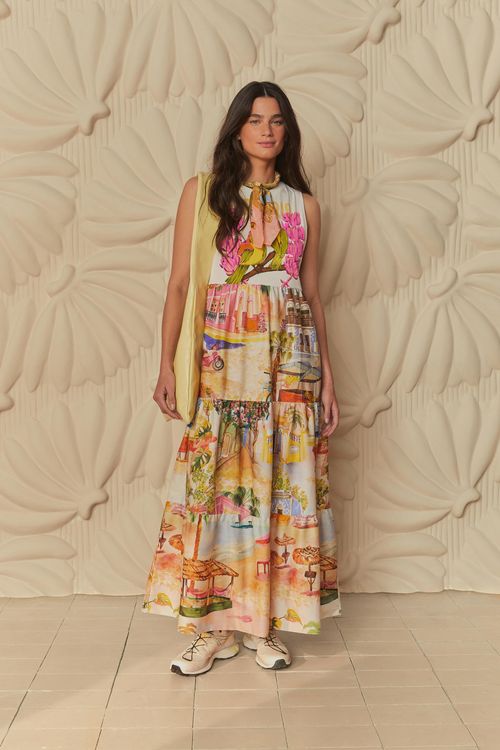Vestido Cropped Farm Rio Feira
