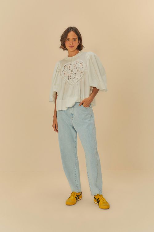 Calça Jeans Curva Recorte