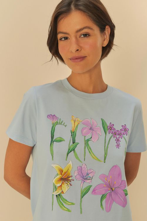 T-Shirt Fit Farmrio Flores