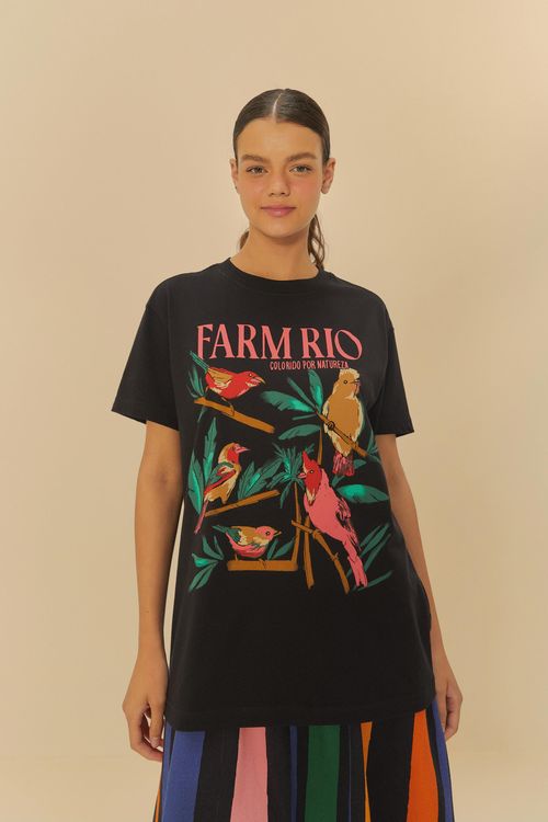 T-Shirt Média Passaros