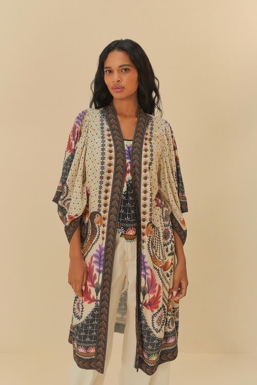 Maxi Kimono Tapete De Arara