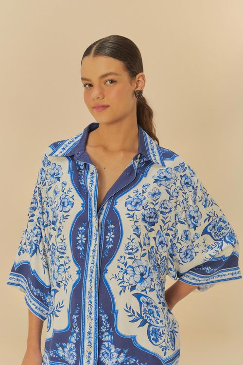 Camisa Jardim De Porcelana