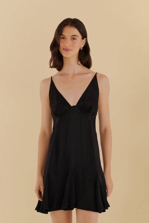 Vestido Nesgas Alcinhas