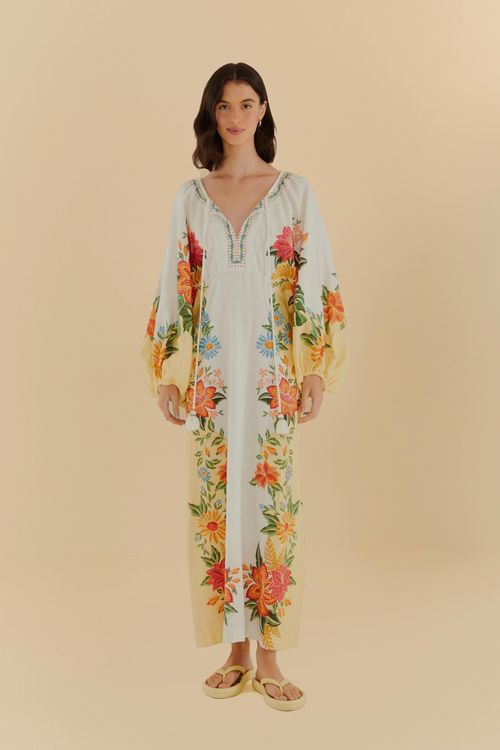 Vestido Largo Delicadeza En Flor