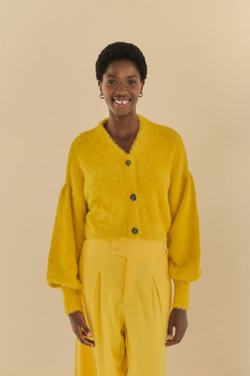Cardigan Corto Peluche