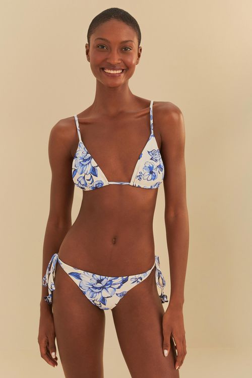 Biquini Lacinho Chita Porcelana