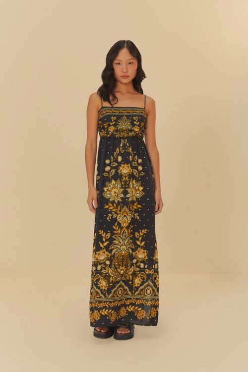 Vestido Longo Tapete De Tucano