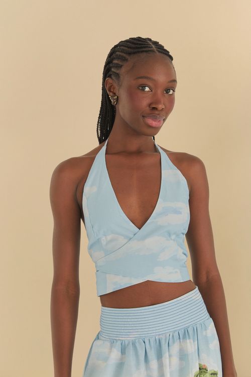 Blusa Paisaje Natural y