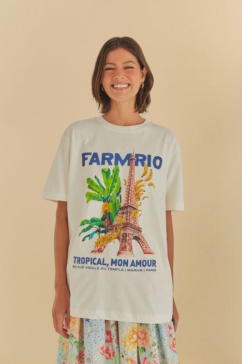 Tshirt Paris Tropical