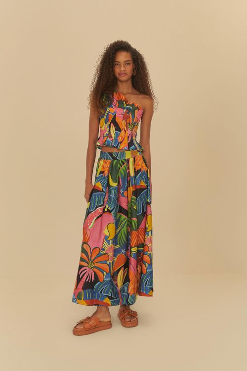 Saia Cropped Fantasía
