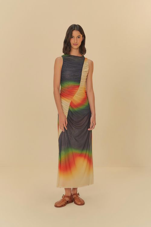 Vestido Tule Degrade Latina