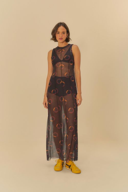 Vestido Tule Tuca Poa