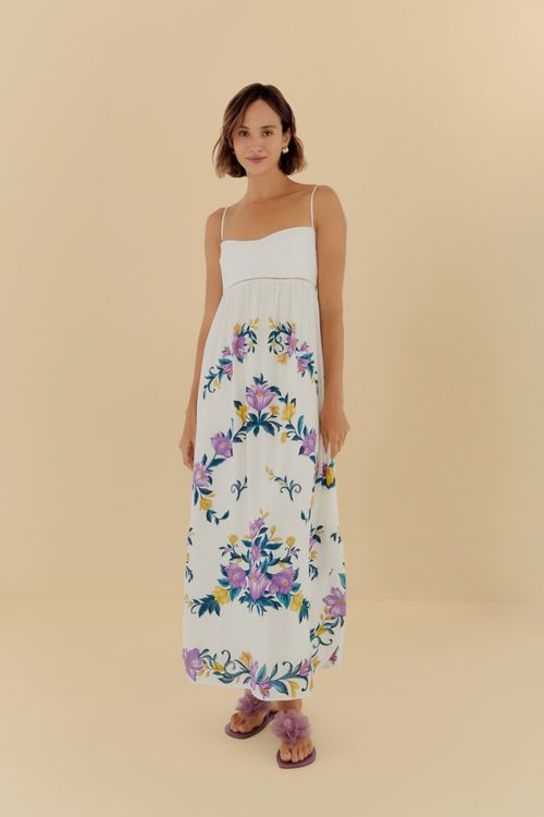 Vestido Cropped Floral Sicilia