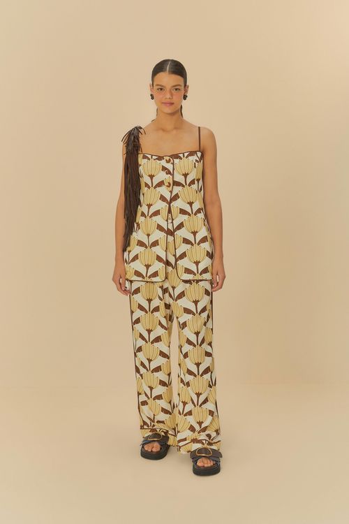 Calça Reta Banana Deco