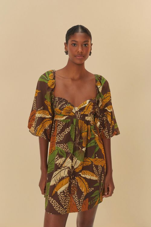 Vestido Corto Bosque Boceto