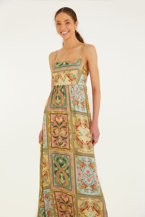 Vestido Cropped Naipe Animal