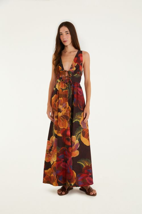 Vestido Longo Chita Bacana