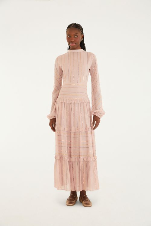 Vestido Artesanal Listra Lurex