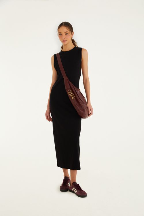 Vestido Rib Decote