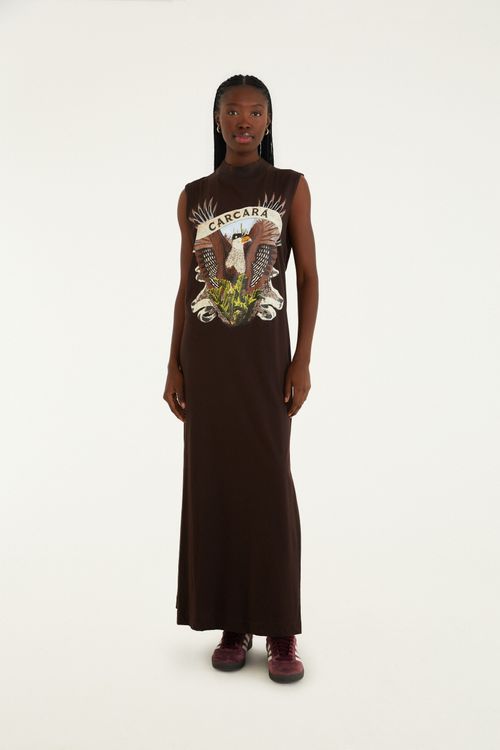 Vestido Gola Carcara