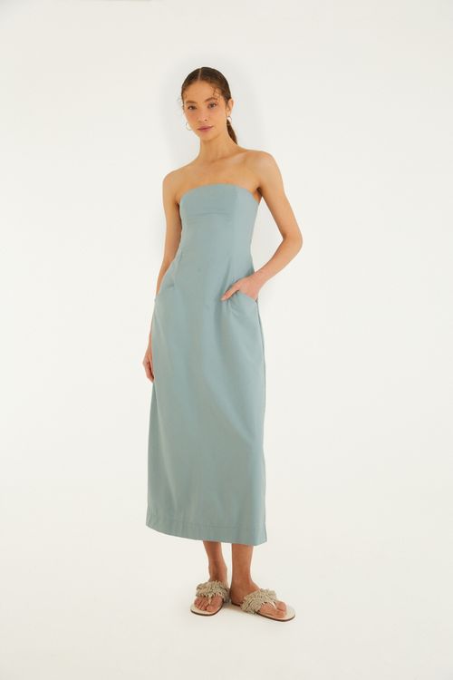 Vestido Reto Alfaiataria