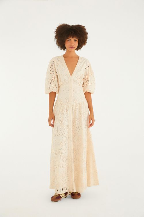 Vestido Laise Flor De Cacto