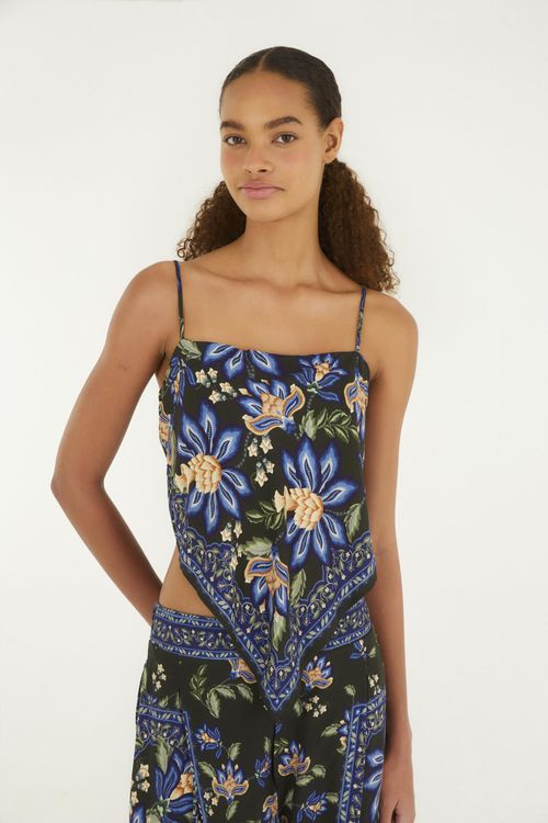 Regata Jardim Chintz Lenco