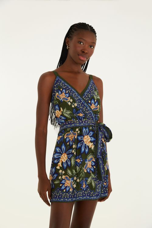 Vestido Corto Jardín Chintz