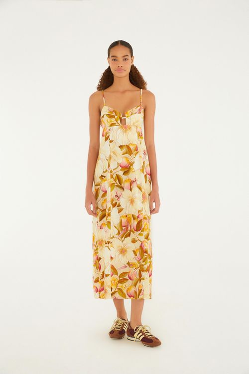 Vestido Cropped Romance De Flor