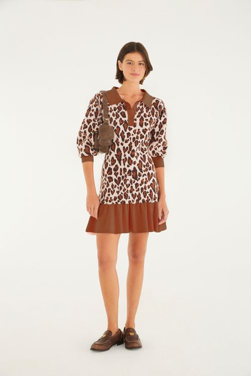 Vestido Tricot Jacquard Onca Ikat