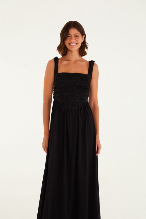 Vestido Cropped Lastex